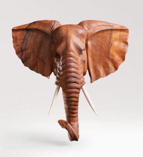 Elephant Head Wall Art