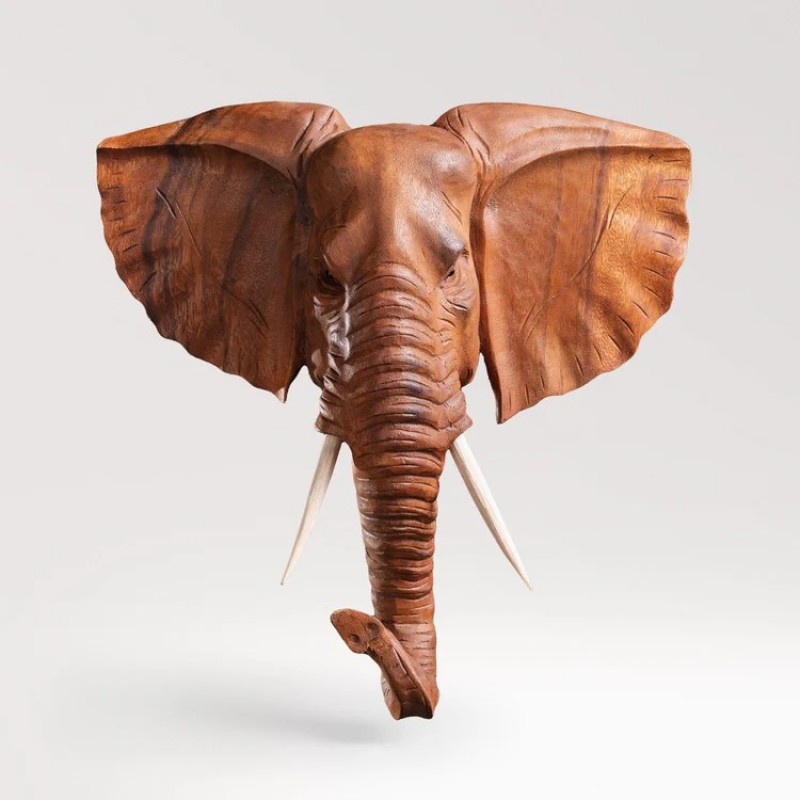 Elephant Head Wall Art